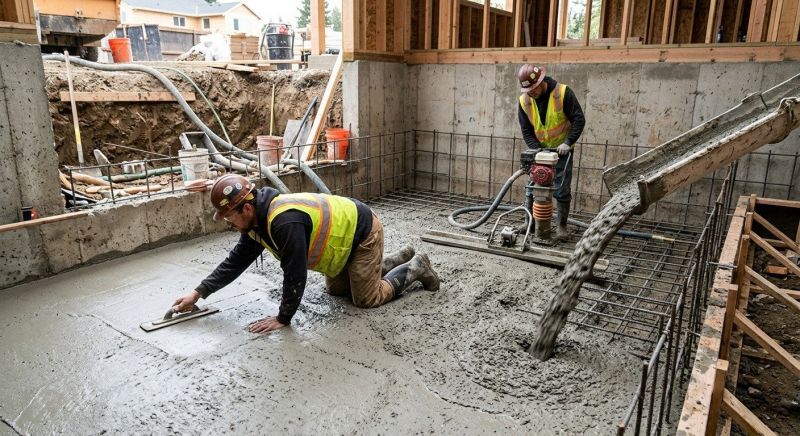 Basement Concrete Installation in Gray, GA