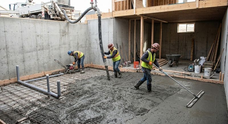 Basement Concrete Installation in Macon, GA