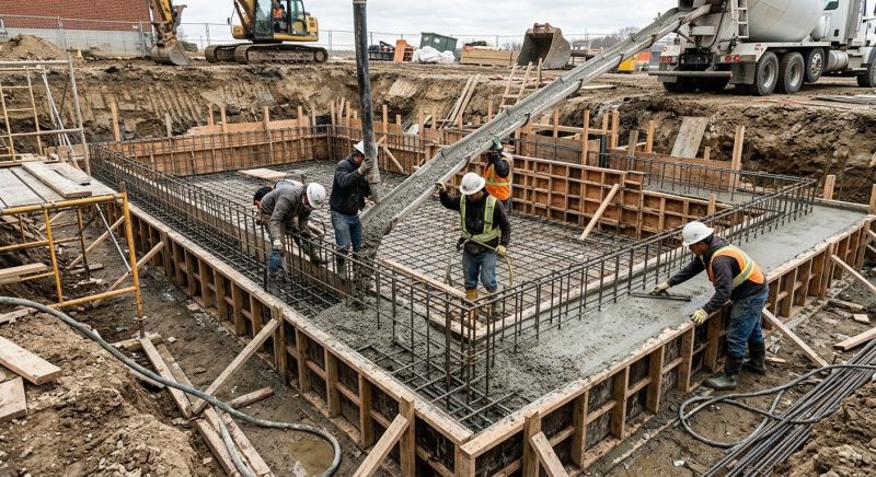 Basement Concrete Pouring in Macon, GA