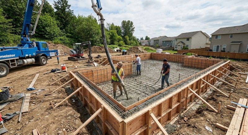 Cement Foundation Installation in Macon, GA