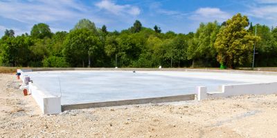 Commercial Slab Installation in Byron, GA
