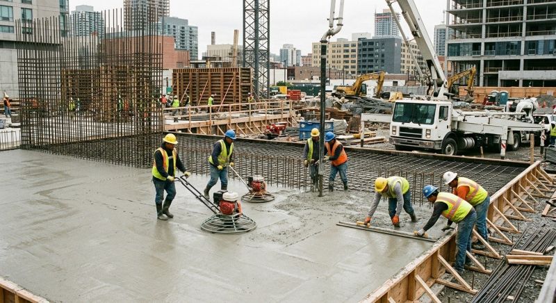 Commercial Slab Installation in Byron, GA