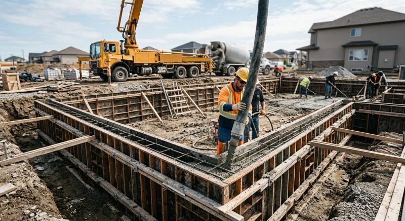 Foundation Wall Pouring in Forsyth, GA