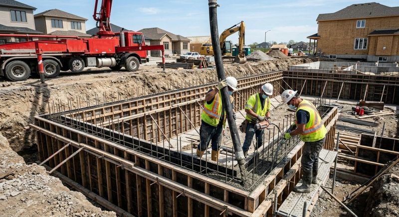 Foundation Wall Pouring in Macon, GA