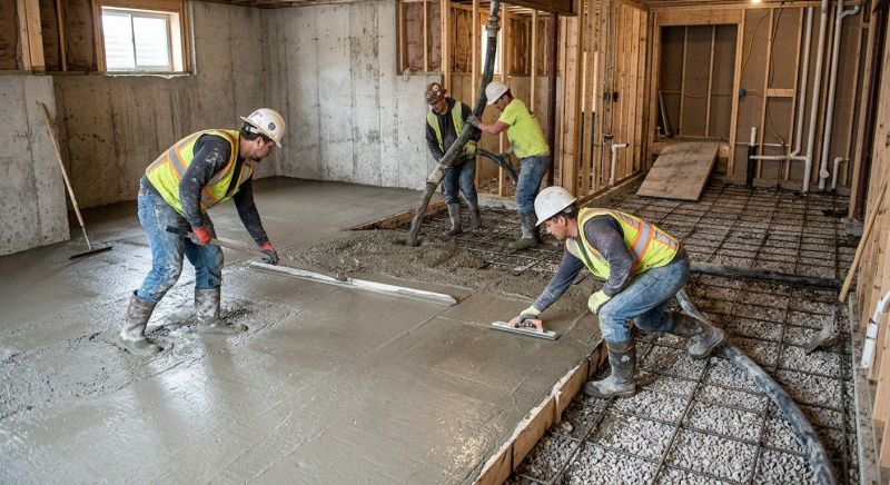 Basement Concrete Installation in Hillsboro, GA